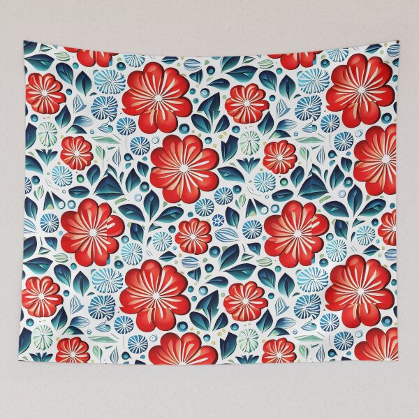 Item preview, Experience the Magic: Top-rated 3D Kirigami Flower Seamless Vector Flowers Pattern - Premium Design designed and sold by Jisoo Flowers.