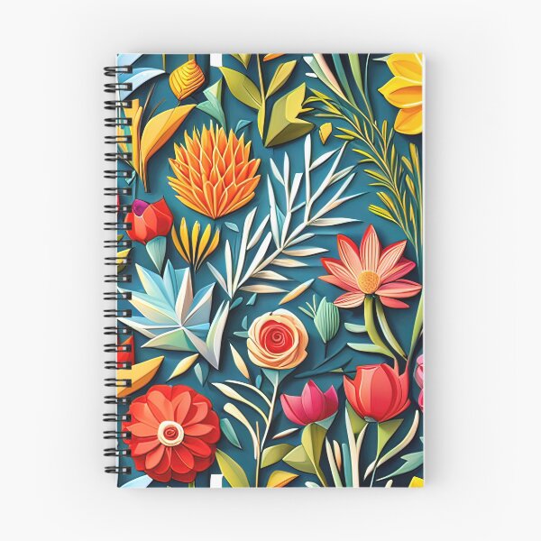 Item preview, Brillantez artística: Explore el mundo del patrón de flores vectoriales sin costuras de arte floral 3D Kirigami - Diseño premium designed and sold by Jisoo Flowers.