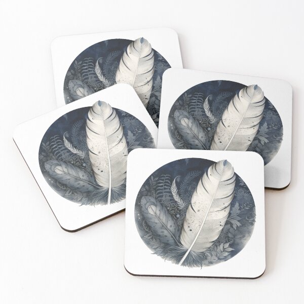 Item preview, Magical Feathers illustration designed and sold by Happy Mood Design.
