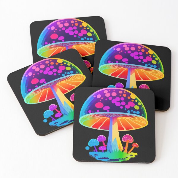 Item preview, Colorful Cute Mushroom Sticker designed and sold by ZenStickConcept.