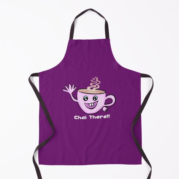 Item preview, Chai There! - chai tea saying hi- happy and cute tea cartoon meme designed and sold by JyayasiDesigns.