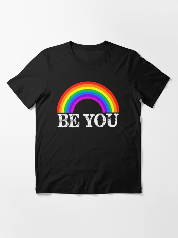 Rainbow Be You Essential T-Shirt for Sale by merkraht