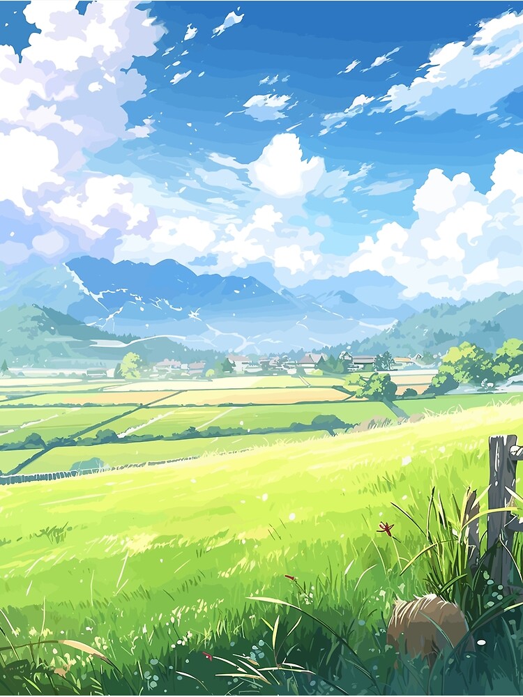 Anime Natural Landscapes Wallpapers Midjourney Prompt - promptsideas.com