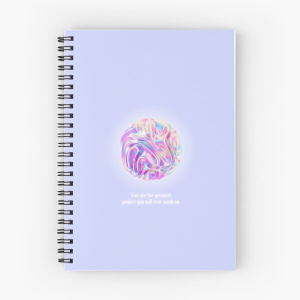 Artikelvorschau, Motivationszitat „Du bist das größte Projekt, an dem du jemals arbeiten wirst.“ entworfen und verkauft von TeesStorefront.