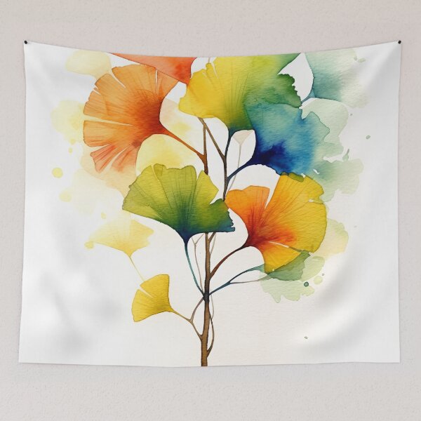 Item preview, Ginkgo biloba designed and sold by Art by Lilia.