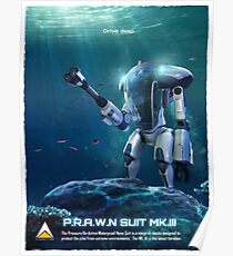 P.R.A.W.N SUIT (Sea) Poster