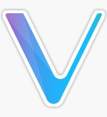 VeChain VEN Cryptocurrency Icon Sticker