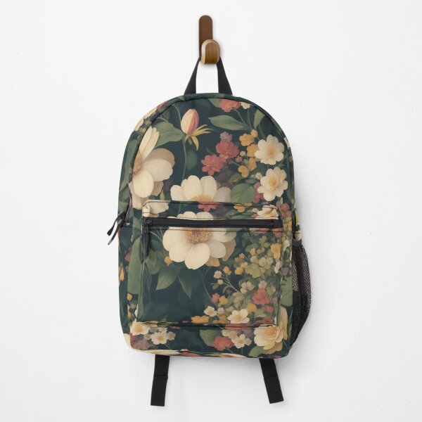 Item preview, Generated 70s Watercolor Tropical Flower and Leaf pattern  designed and sold by AiArtMerch.