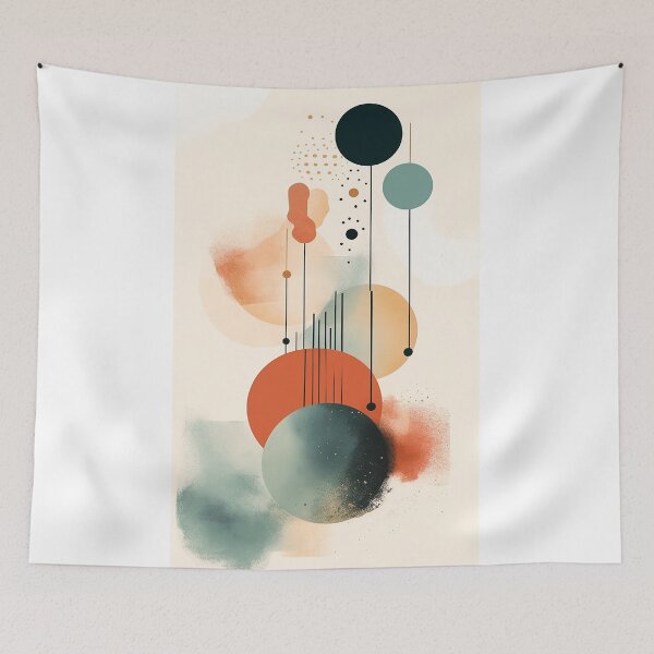 Item preview, Whispers of Color: A Minimalist Abstract Reflections Poster Digital Painting Vector Wall Art Print, Fluid Reflections of Abstract Poster designed and sold by artstudio-uk.
