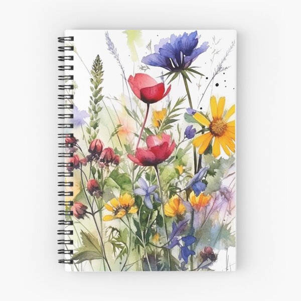 Item preview, Colorful flowers Floral linear pattern design calming designed and sold by ArchanaAsh.