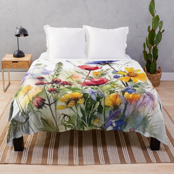 Item preview, Colorful flowers Floral linear pattern design calming designed and sold by ArchanaAsh.