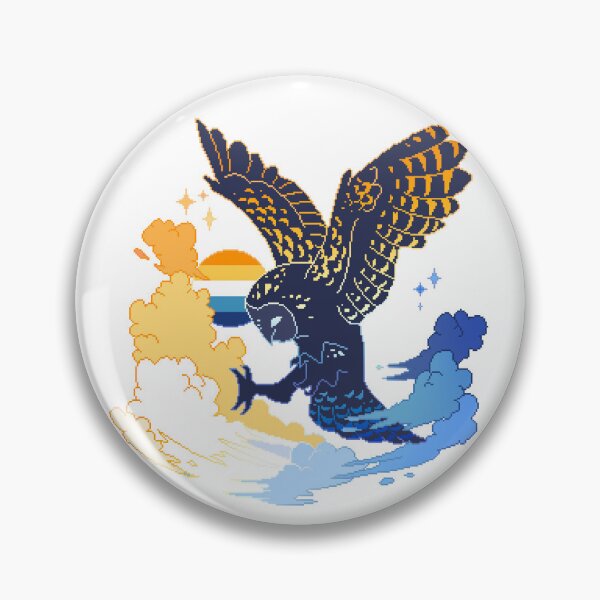 Item preview, Aroace Flag LGBT Pride Owl Pixel Art - Requested designed and sold by OceanicScribble.