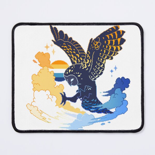 Item preview, Aroace Flag LGBT Pride Owl Pixel Art - Requested designed and sold by OceanicScribble.