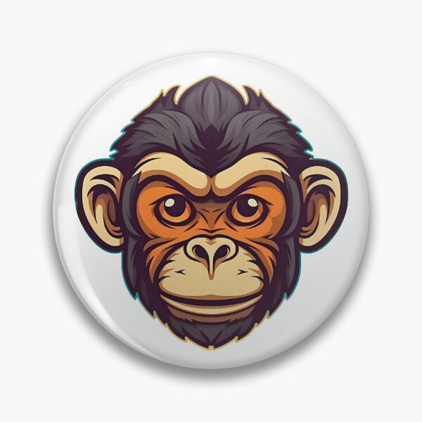 Artikelvorschau, Cartoon Chimpanzee Monkey entworfen und verkauft von KristinaNEL.