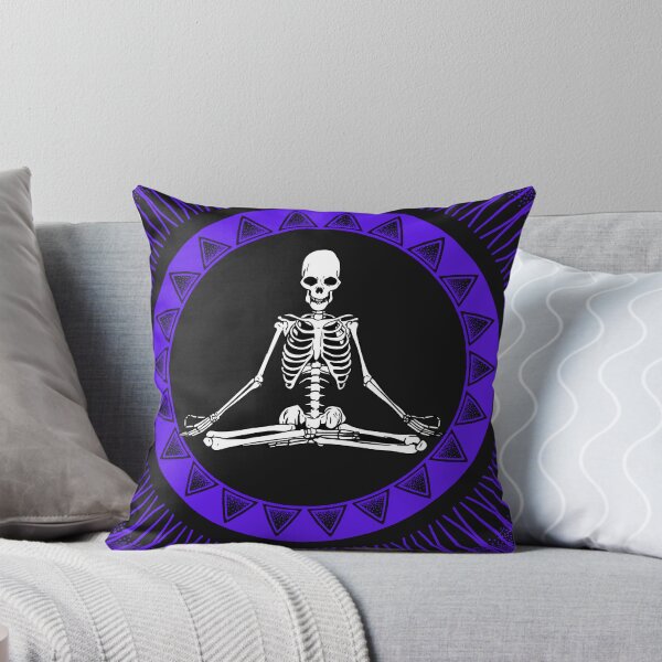 Item preview, Skeleton in yoga pose sitting designed and sold by Fusion  Art.