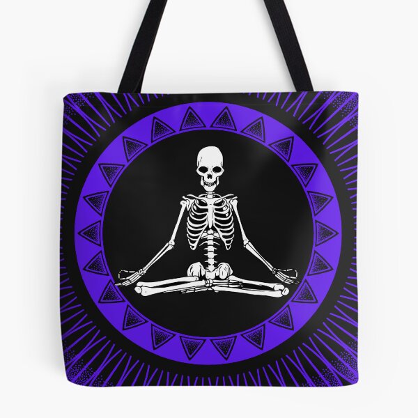 Item preview, Skeleton in yoga pose sitting designed and sold by Fusion  Art.