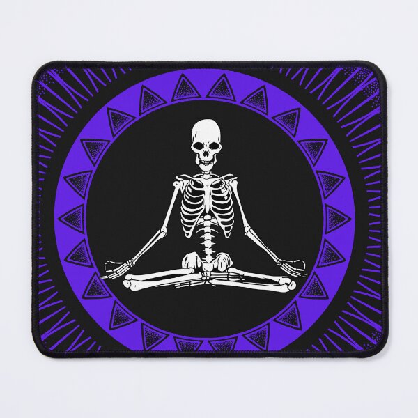 Item preview, Skeleton in yoga pose sitting designed and sold by Fusion  Art.