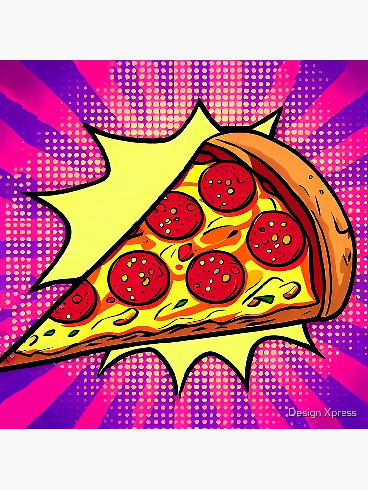 Slice of Pizza Pop Art