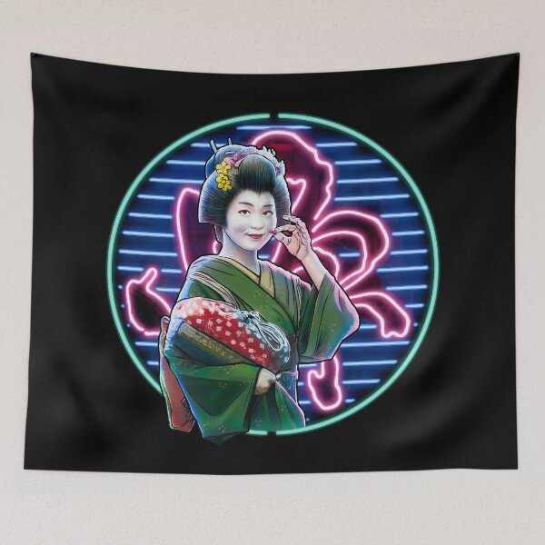 Item preview, neon geisha designed and sold by arayatees.