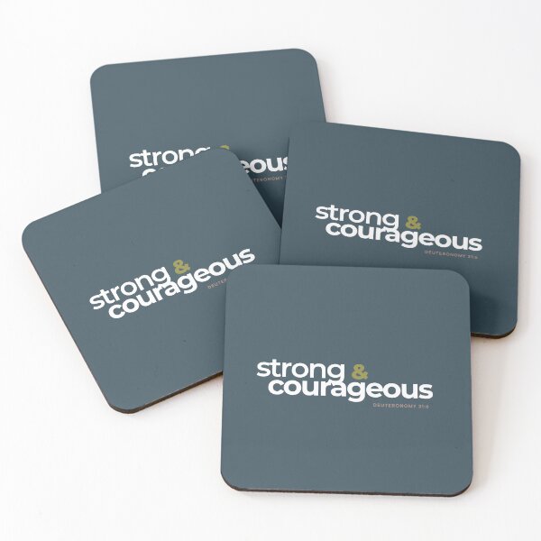 Item preview, Deuteronomy 31:6- Strong and Courageous designed and sold by PureEndeavors.