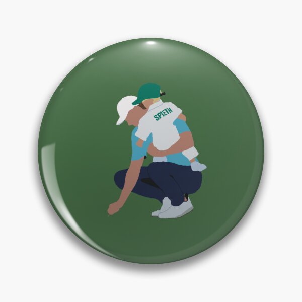 Item preview, Jordan Spieth and son at Masters designed and sold by knightdrawings.