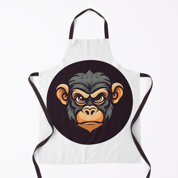 Item preview, Angry Cartoon Chimpanzee Monkey designed and sold by KristinaNEL.