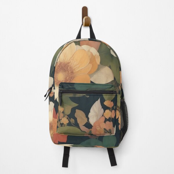Item preview, Generated 70s Watercolor Tropical Flower and Leaf pattern  designed and sold by AiArtMerch.