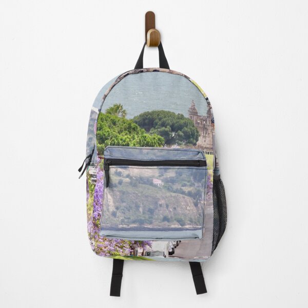 Item preview, Avenida Torre de Belém. Jacaranda season. Rio Tejo. Lisbon. Portugal designed and sold by Tereza Pilar  Art.