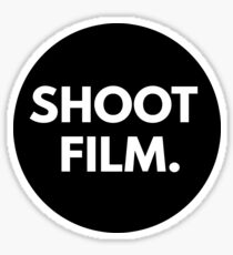 SHOOT FILM. Sticker