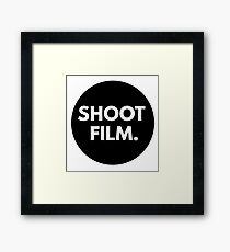 SHOOT FILM. Framed Print