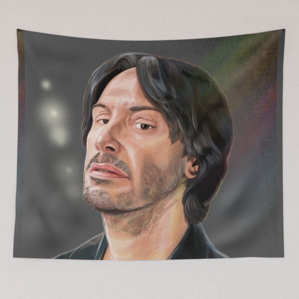 Item preview, Keanue Reeves , painting designed and sold by AK-Hevonen.