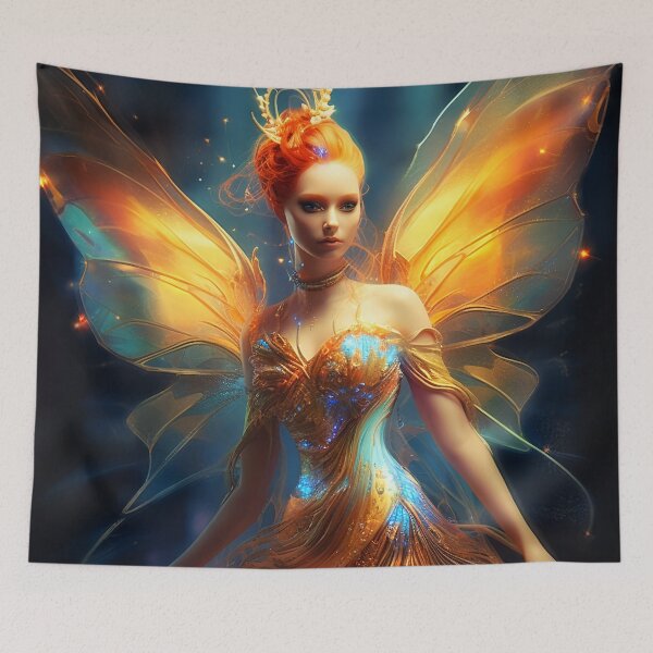 Item preview, Iridescent glowing Fairy 2 designed and sold by Art by Lilia.
