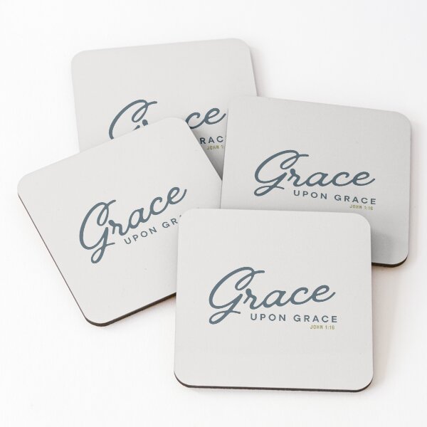 Item preview, John 1:16 - Grace upon Grace designed and sold by PureEndeavors.