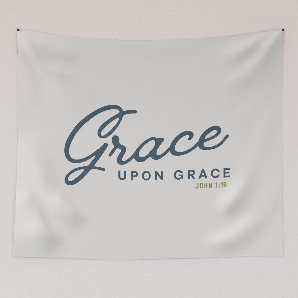Item preview, John 1:16 - Grace upon Grace designed and sold by PureEndeavors.