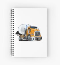 Cartoon Mixer Truck Spiral Notebook