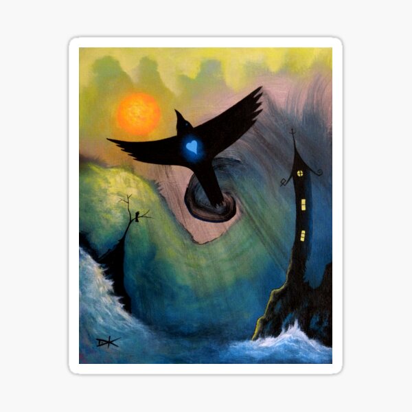 Raven Flight dk_2018jan24a Sticker