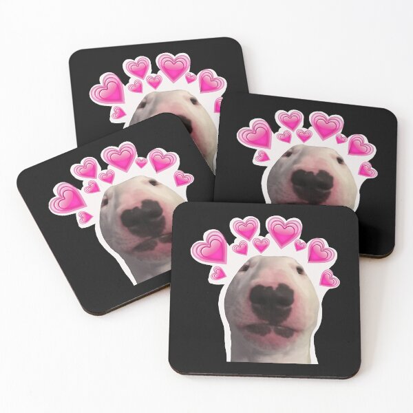 Item preview, Walter the dog with hearts designed and sold by rodyoder.