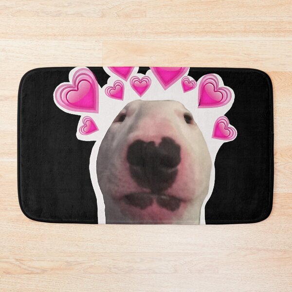 Item preview, Walter the dog with hearts designed and sold by rodyoder.