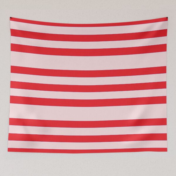 Item preview, Red and pink stripes pattern designed and sold by tetibright.