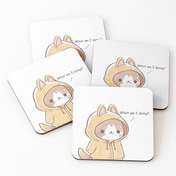 Item preview, existential kitty designed and sold by unaluciana.