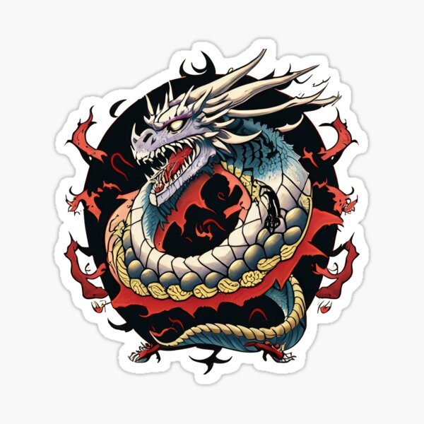 Dragon totem Tattoo Sticker Vector Free Vector cdr Download  3axisco