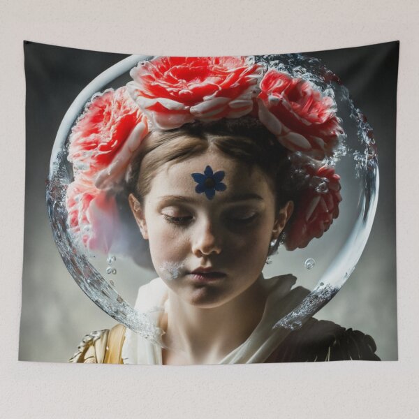 Item preview, Portrait in a water bubble designed and sold by jsebouvi.