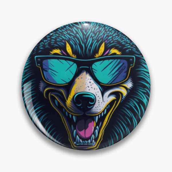 Item preview, Funny Wolf Sunglasses designed and sold by AOCollections.