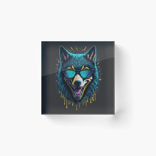 Item preview, Funny Wolf Sunglasses designed and sold by AOCollections.