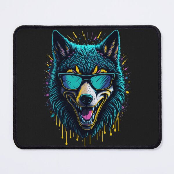 Item preview, Funny Wolf Sunglasses designed and sold by AOCollections.