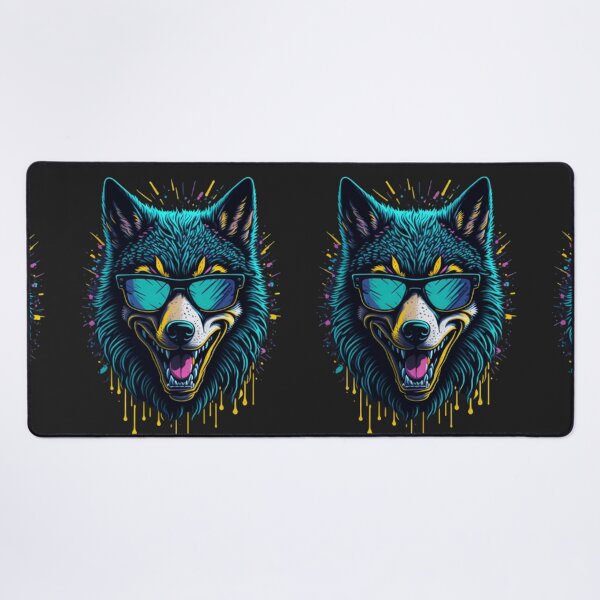 Item preview, Funny Wolf Sunglasses designed and sold by AOCollections.