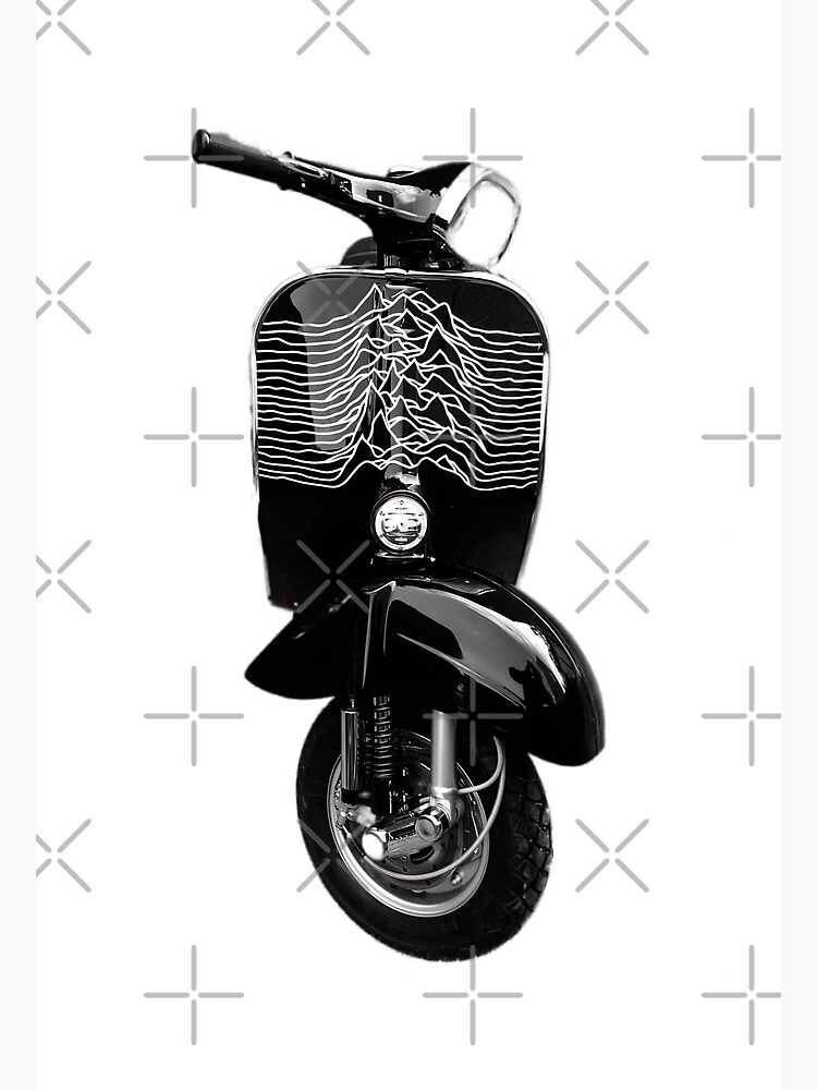 Joy Division Unknown Pleasures 1960s Motor scooter