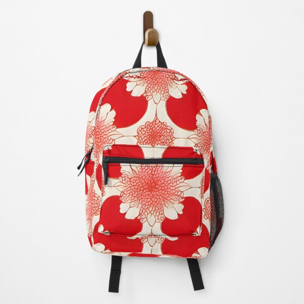 Item preview, Red Floral Design - Floral Art and Floral Prints on Redbubble designed and sold by Mementium.