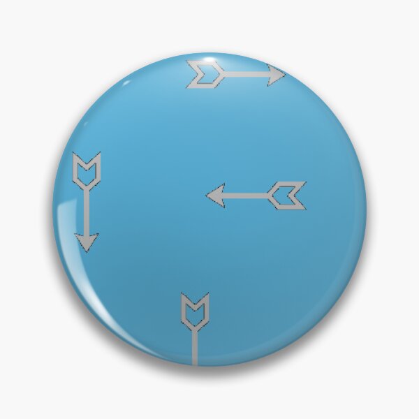 Item preview, Grey arrows blue pattern designed and sold by tetibright.