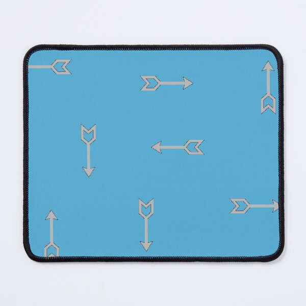 Item preview, Grey arrows blue pattern designed and sold by tetibright.